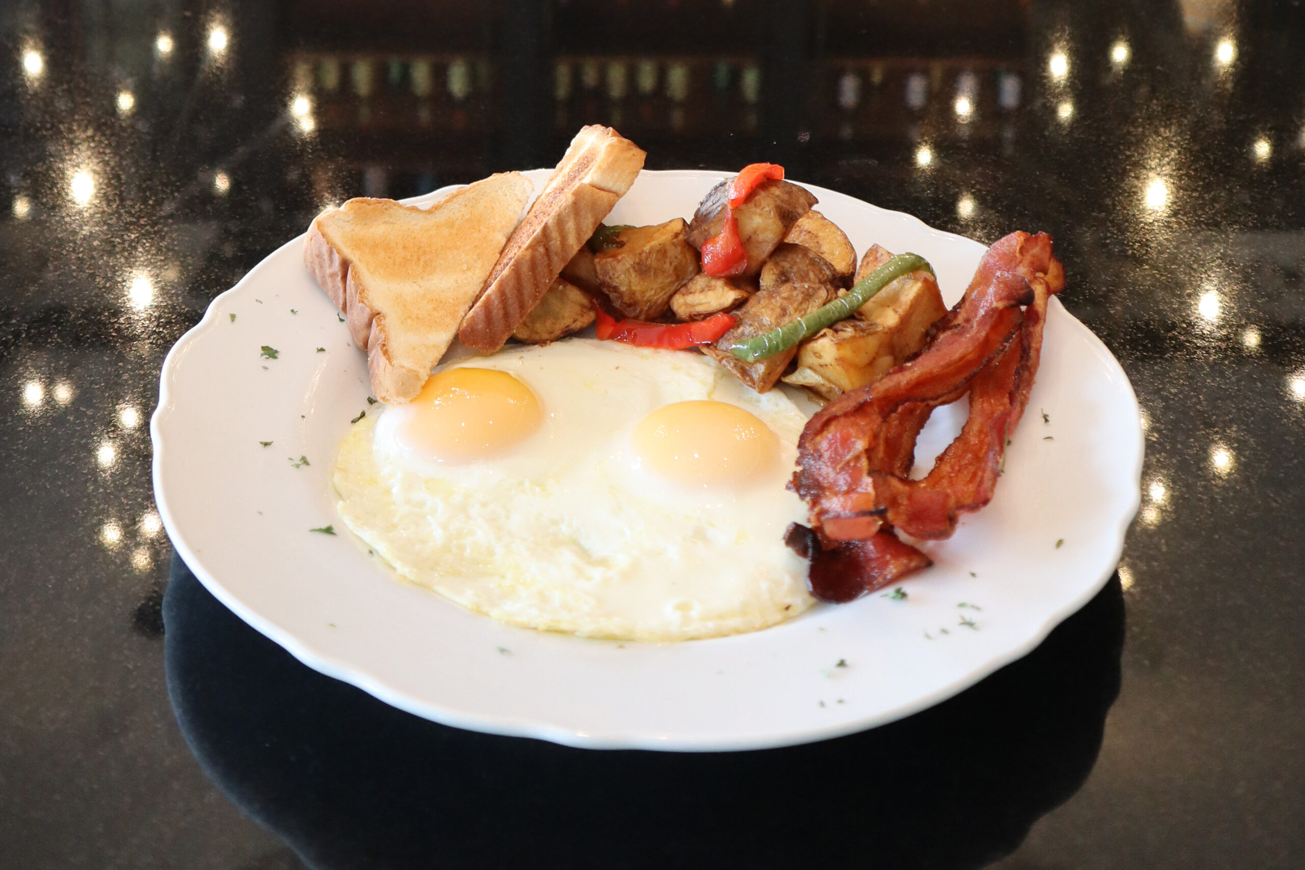 Breakfast eggs